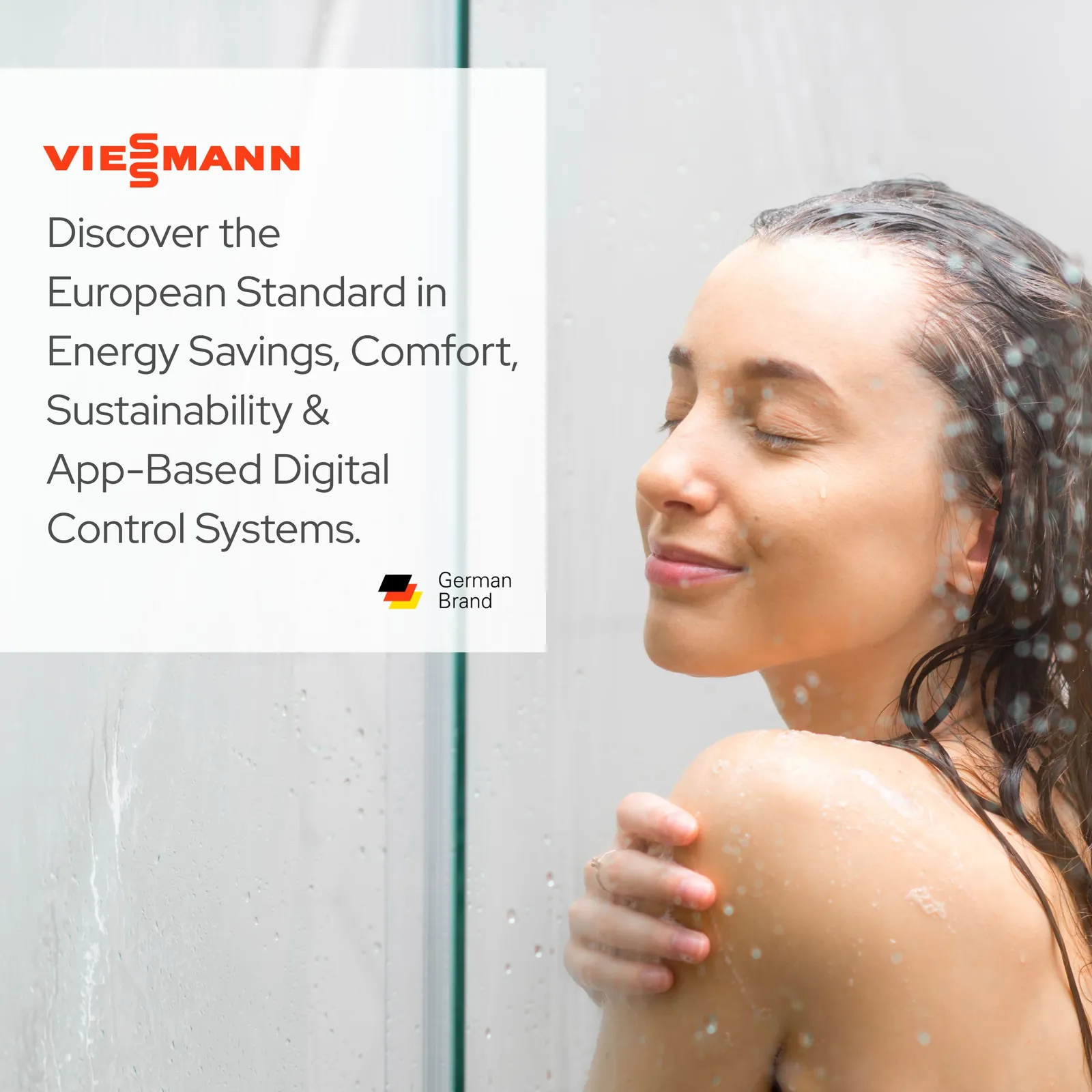 Vitocal 161-A providing hot water for showers